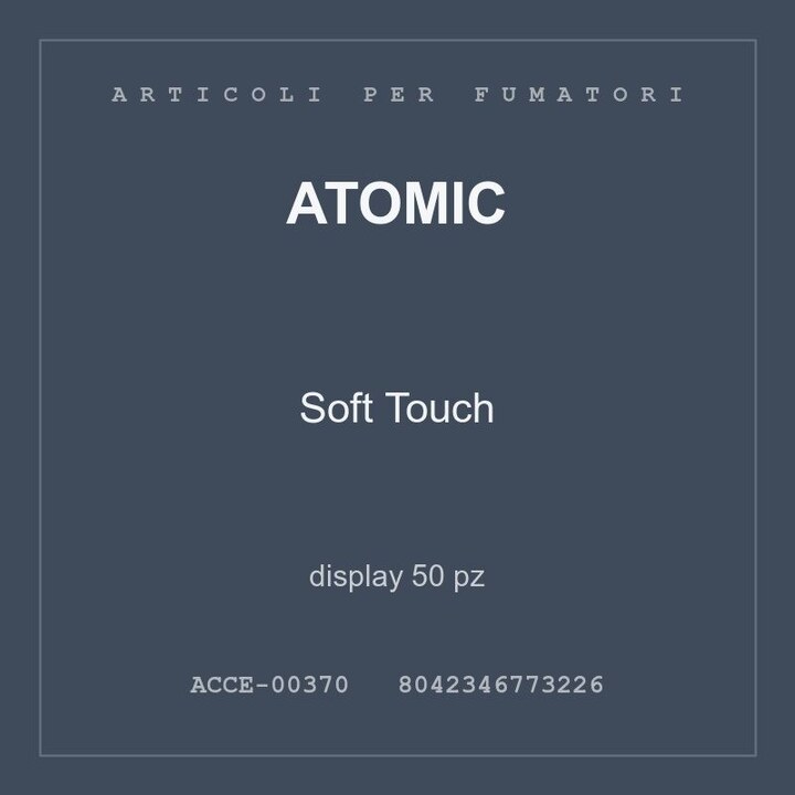 Atomic Soft Touch — display 50 pz