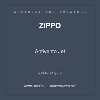 Zippo Antivento Jet — conf. 3 pz