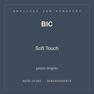 BIC Soft Touch — pezzo singolo