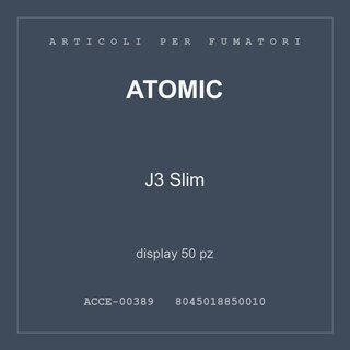 Atomic J3 Slim — display 50 pz