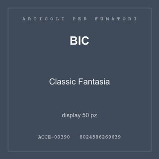 BIC Classic Fantasia — display 25 pz