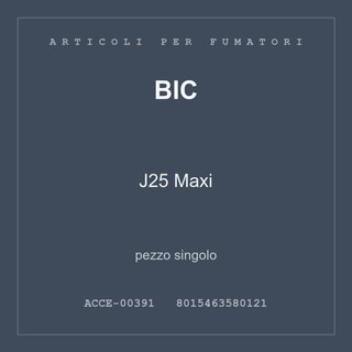 BIC J25 Maxi — conf. 2 pz