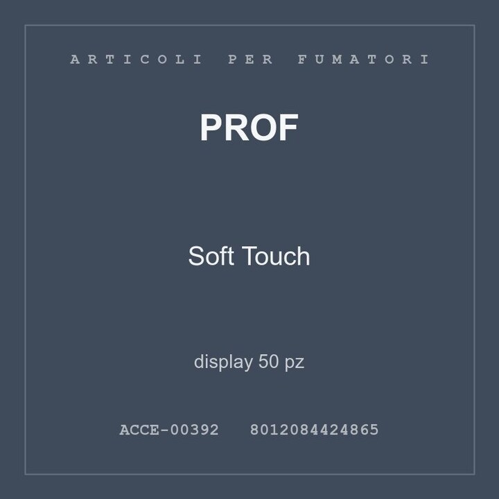 Prof Soft Touch — display 25 pz
