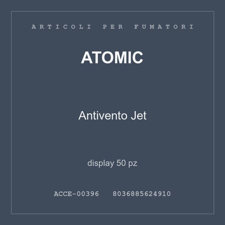 Atomic Antivento Jet — display 50 pz