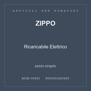 Zippo Ricaricabile Elettrico — conf. 2 pz