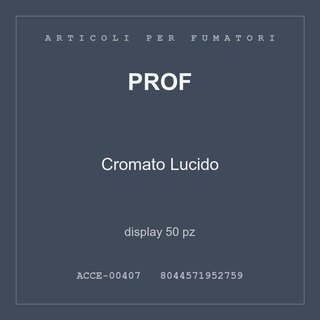Prof Cromato Lucido — display 25 pz
