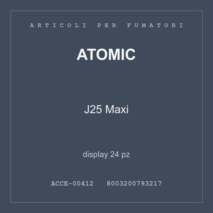 Atomic J25 Maxi — display 24 pz