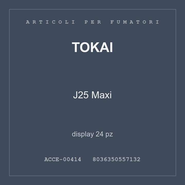 Tokai J25 Maxi — display 70 pz