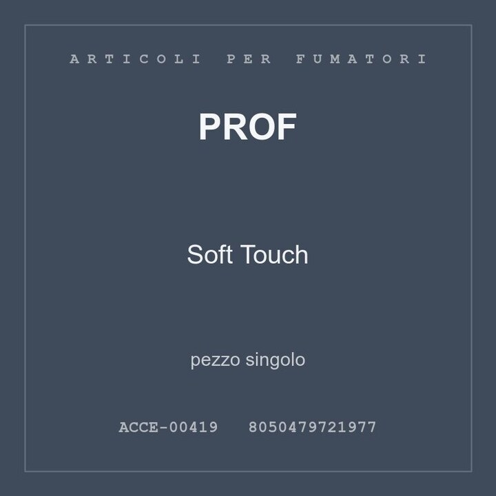 Prof Soft Touch — pezzo singolo
