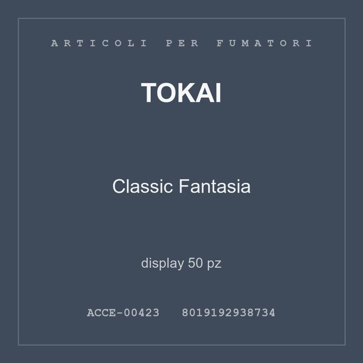 Tokai Classic Fantasia — display 50 pz