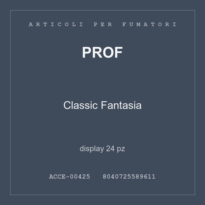 Prof Classic Fantasia — display 24 pz