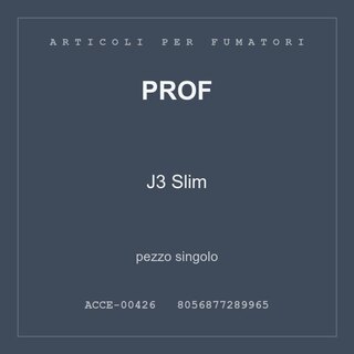Prof J3 Slim — pezzo singolo