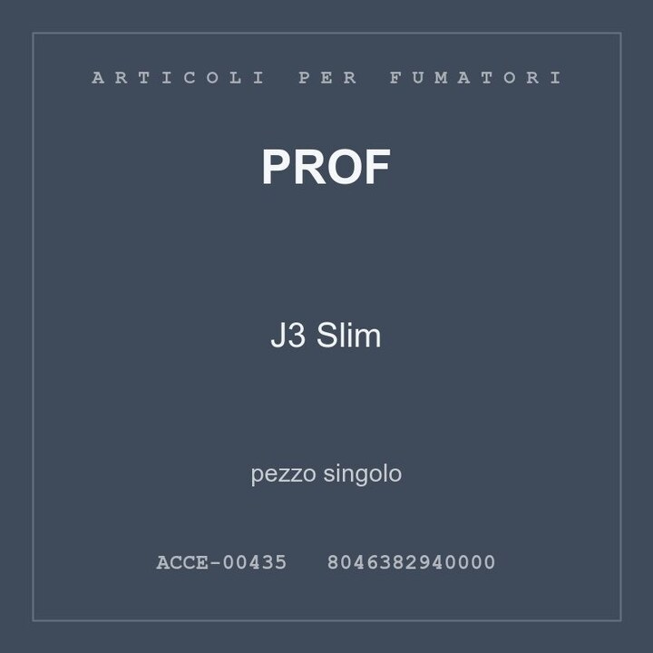 Prof J3 Slim — conf. 2 pz