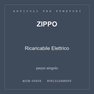 Zippo Ricaricabile Elettrico — conf. 3 pz
