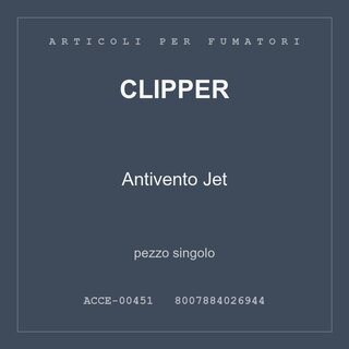 Clipper Antivento Jet — conf. 2 pz