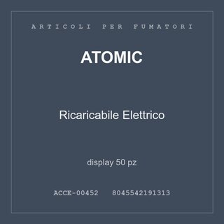 Atomic Ricaricabile Elettrico — display 25 pz