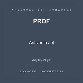 Prof Antivento Jet — display 24 pz