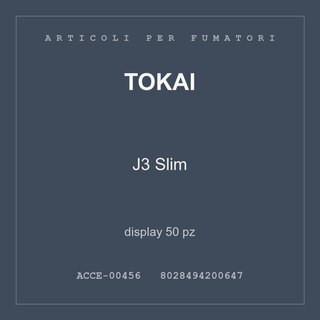 Tokai J3 Slim — display 100 pz