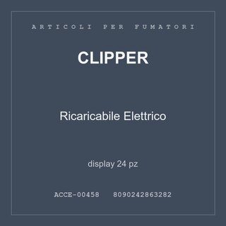 Clipper Ricaricabile Elettrico — display 12 pz