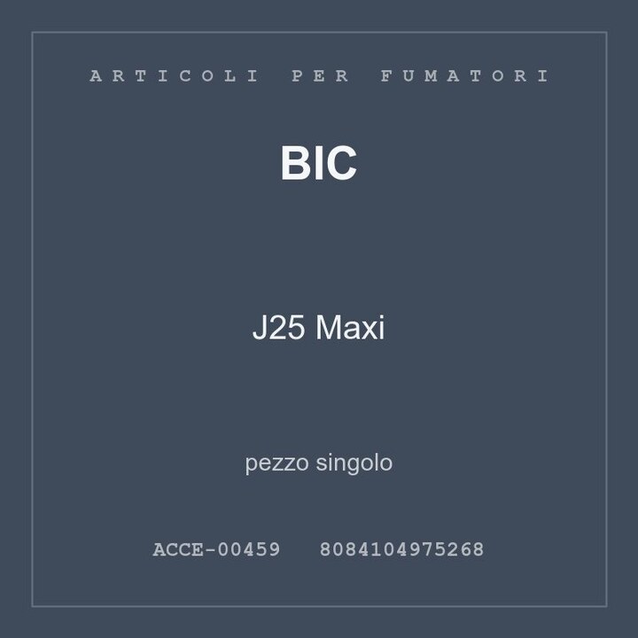 BIC J25 Maxi — conf. 3 pz