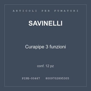 Savinelli Curapipe 3 funzioni — conf. 12 pz