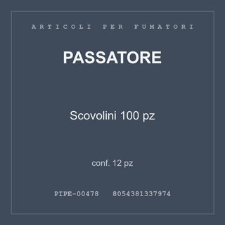 Passatore Scovolini 100 pz — conf. 12 pz