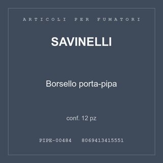 Savinelli Borsello porta-pipa — conf. 12 pz