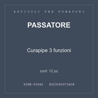 Passatore Curapipe 3 funzioni — conf. 12 pz