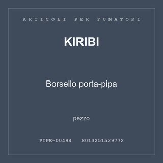 Kiribi Borsello porta-pipa — pezzo