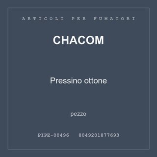 Chacom Pressino ottone — pezzo