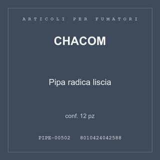 Chacom Pipa radica liscia — conf. 12 pz