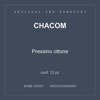 Chacom Pressino ottone — conf. 12 pz