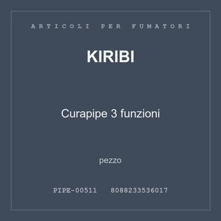 Kiribi Curapipe 3 funzioni — conf. 3 pz