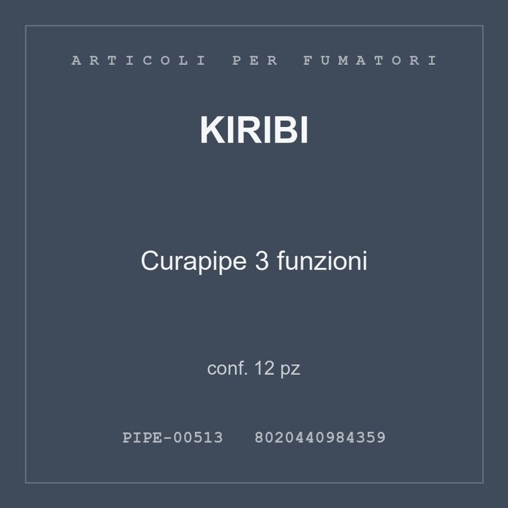 Kiribi Curapipe 3 funzioni — conf. 35 pz