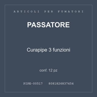 Passatore Curapipe 3 funzioni — conf. 6 pz