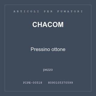 Chacom Pressino ottone — conf. 2 pz
