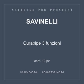 Savinelli Curapipe 3 funzioni — conf. 6 pz