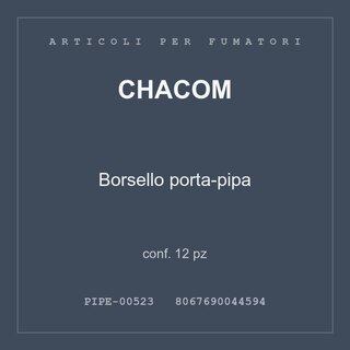 Chacom Borsello porta-pipa — conf. 12 pz