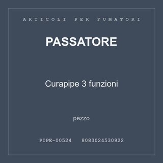 Passatore Curapipe 3 funzioni — pezzo