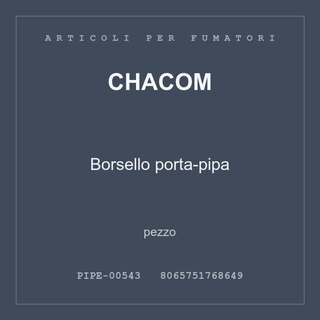 Chacom Borsello porta-pipa — conf. 3 pz