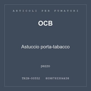OCB Astuccio porta-tabacco — pezzo