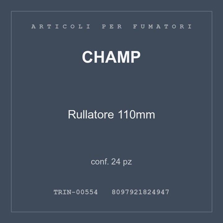 Champ Rullatore 110mm — conf. 24 pz