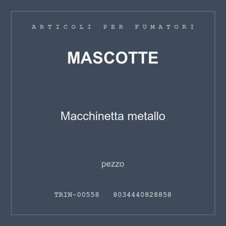 Mascotte Macchinetta metallo — conf. 2 pz