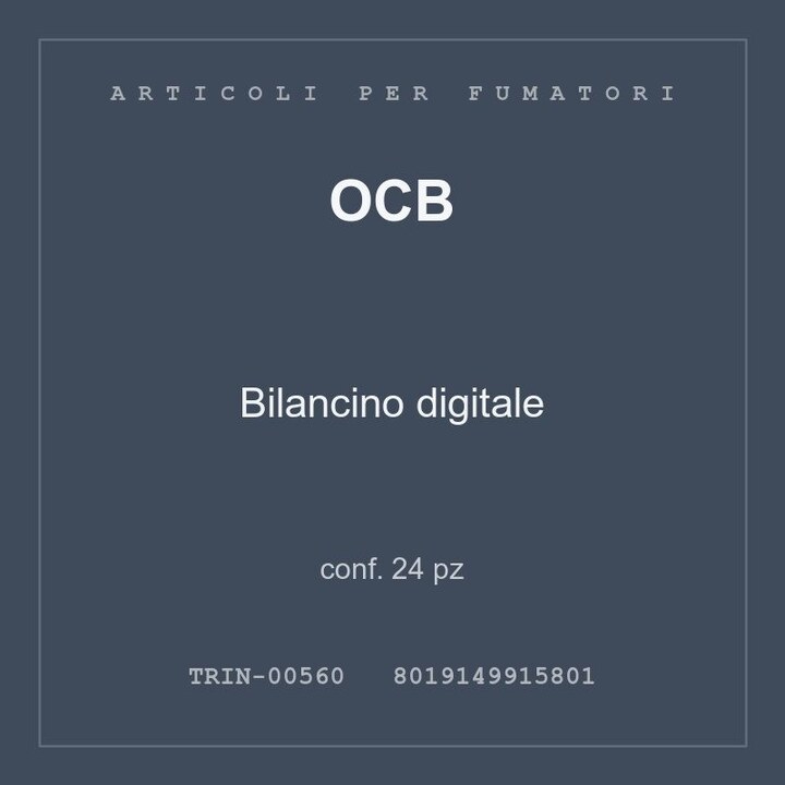 OCB Bilancino digitale — conf. 24 pz