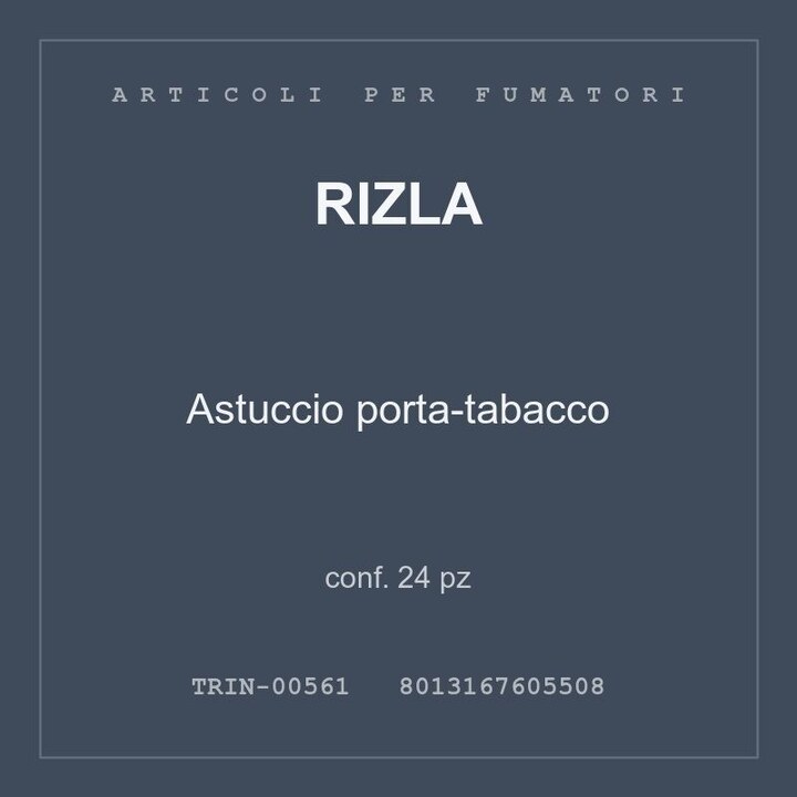 Rizla Astuccio porta-tabacco — conf. 24 pz