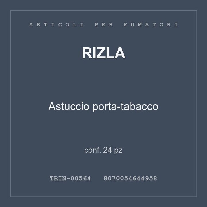 Rizla Astuccio porta-tabacco — conf. 12 pz