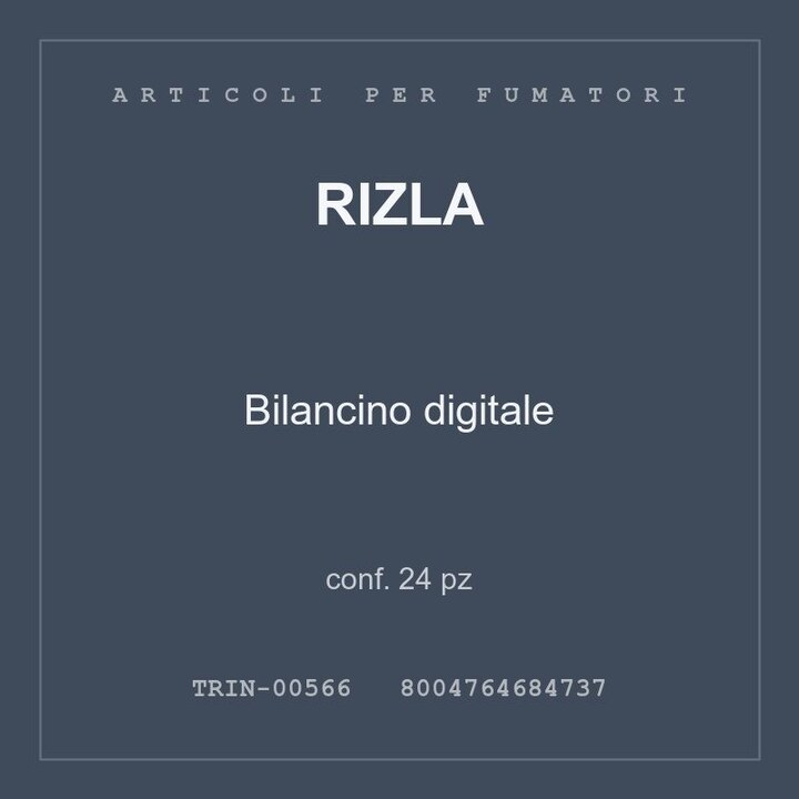 Rizla Bilancino digitale — conf. 24 pz