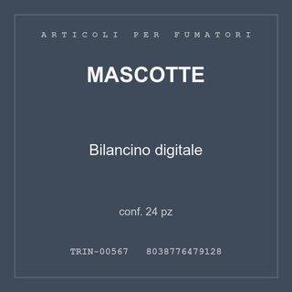 Mascotte Bilancino digitale — conf. 24 pz
