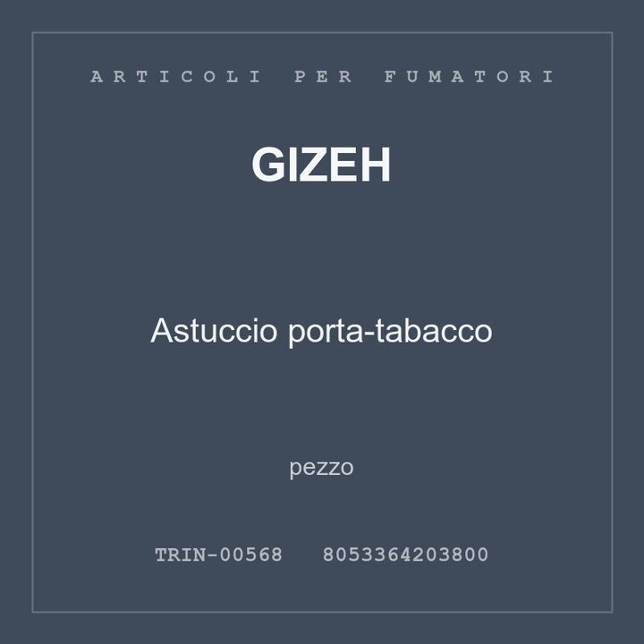 Gizeh Astuccio porta-tabacco — conf. 2 pz