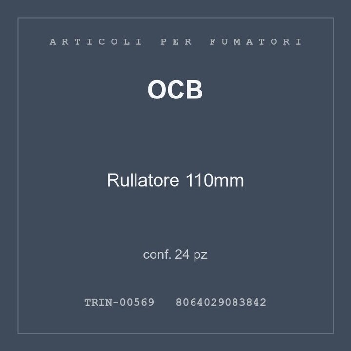 OCB Rullatore 110mm — conf. 24 pz